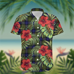 MacLaren Tartan Hawaiian Shirt Hibiscus, Coconut, Parrot, Pineapple - Tropical Garden Shirt