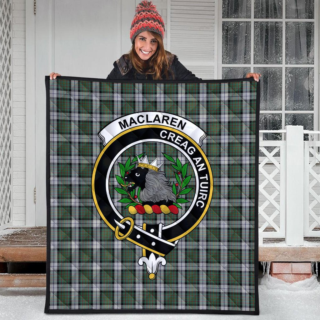 MacLaren Dress Tartan Crest Quilt