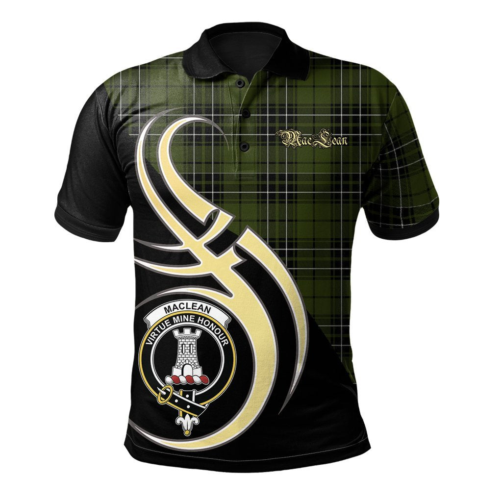 MacLean Hunting Tartan Polo Shirt - Believe In Me Style