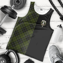 MacLean Hunting Ancient Tartan Crest Men's Tank Top - Cross Style