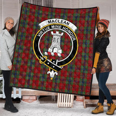 MacLean of Duart Tartan Crest Quilt