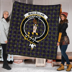 MacLellan Tartan Crest Quilt