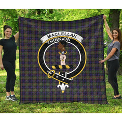 MacLellan Tartan Crest Quilt