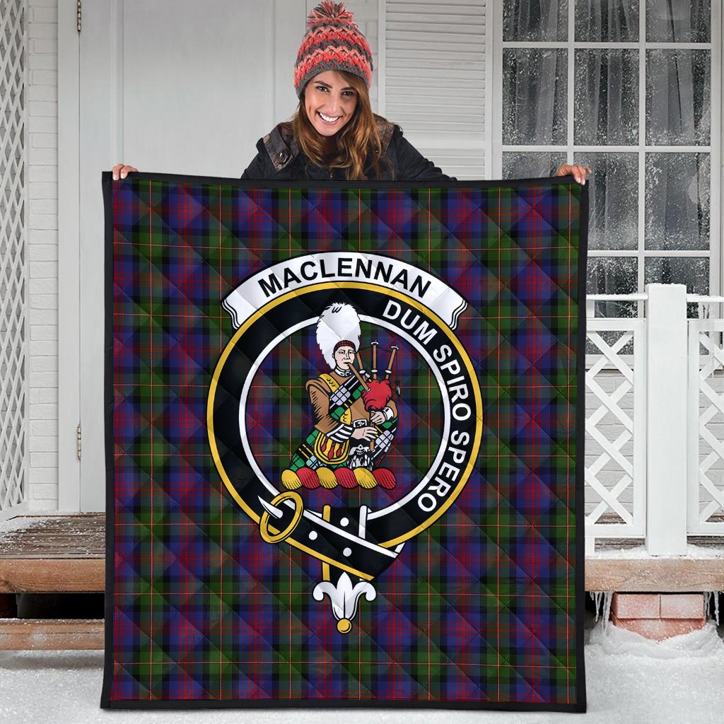 MacLennan Tartan Crest Quilt