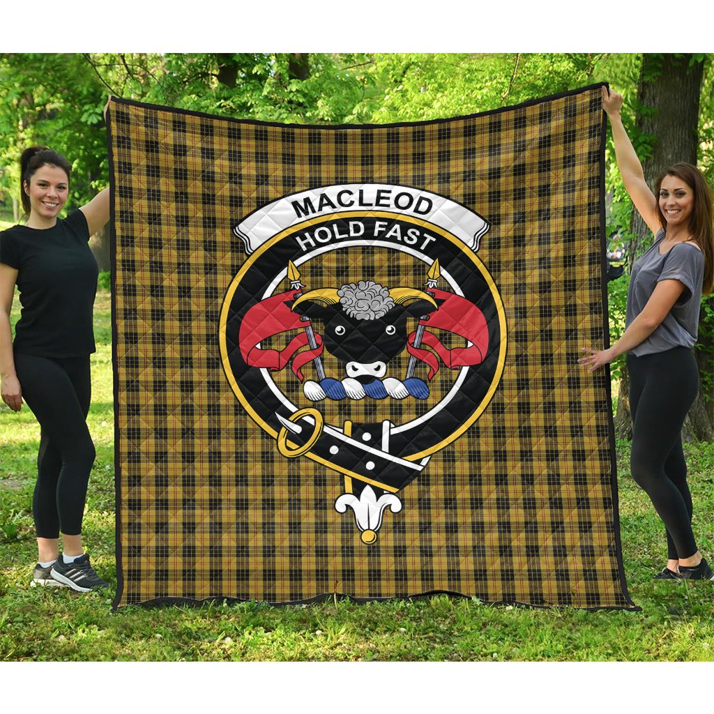 MacLeod Tartan Crest Quilt