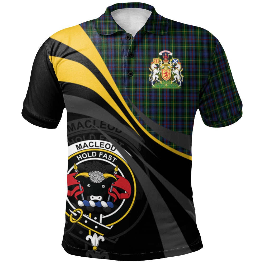 MacLeod of Gesto 01 Tartan Polo Shirt - Royal Coat Of Arms Style