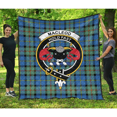 MacLeod of Harris Ancient Tartan Crest Quilt