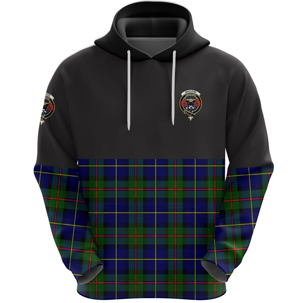 MacLeod of Harris Modern Clan Half Of Tartan Hoodie