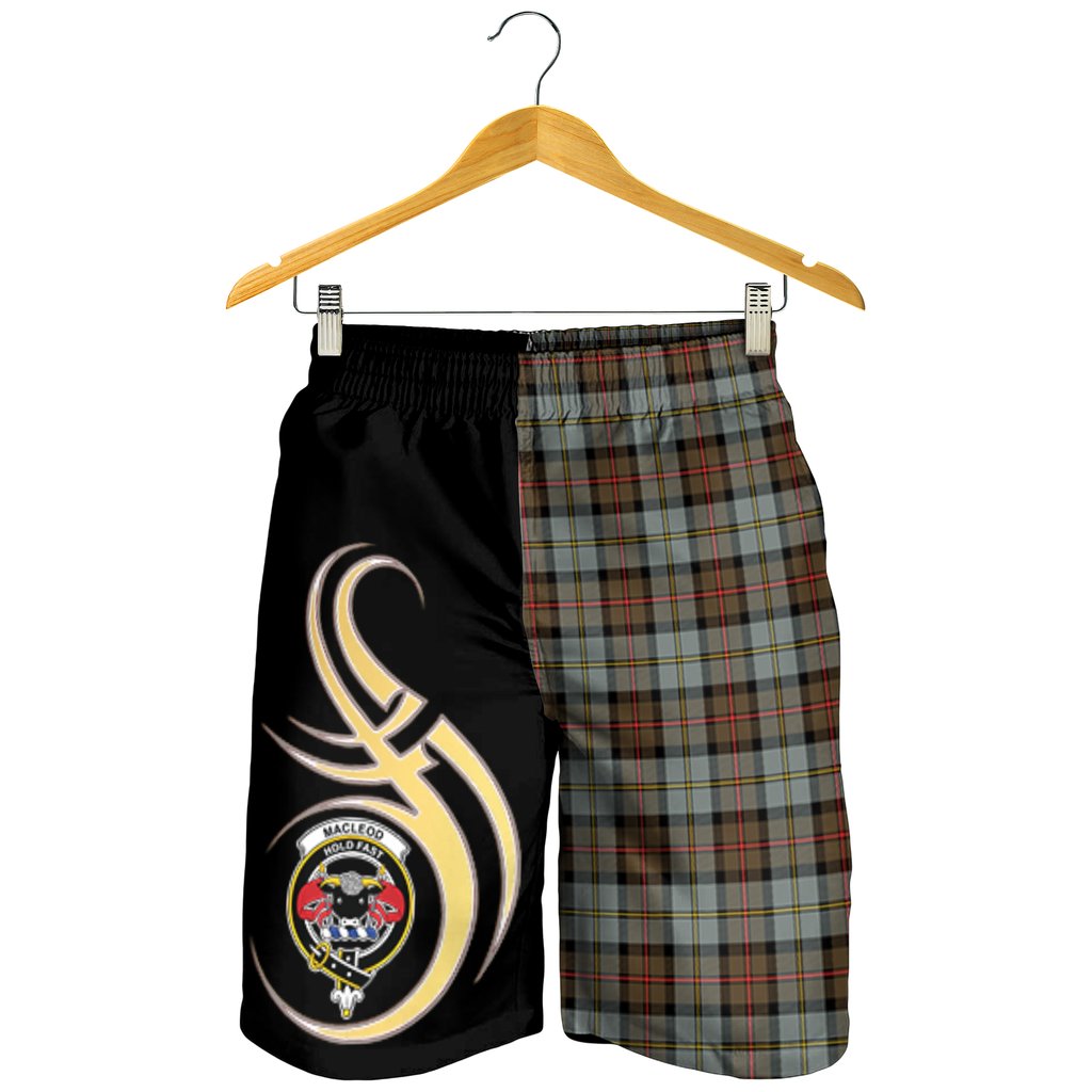 MacLeod of Harris Weathered Tartan Crest Men's Short PM8