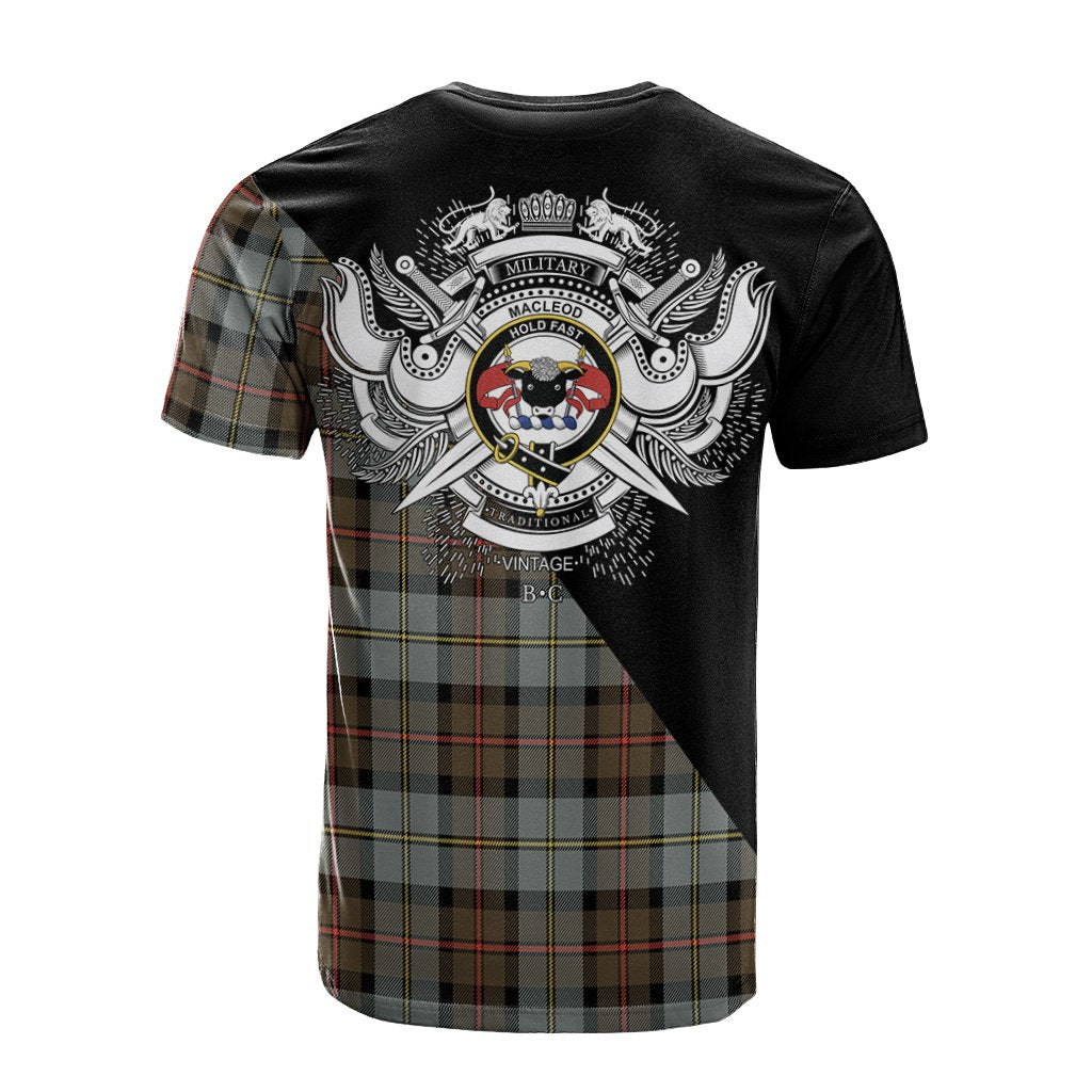 MacLeod of Harris Weathered Tartan - Military T-Shirt
