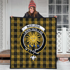 MacLeod of Lewis Vestiarium Scoticum Tartan Crest Quilt