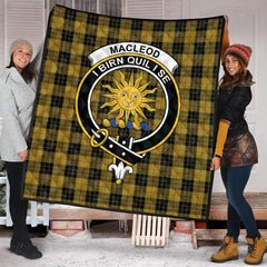 MacLeod of Lewis Vestiarium Scoticum Tartan Crest Quilt