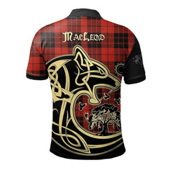MacLeod of Raasay Tartan Polo Shirt Viking Wolf