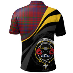MacLeod of Tullibardine Tartan Polo Shirt - Royal Coat Of Arms Style