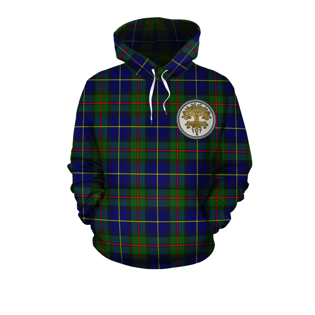 MacLeod of Harris Modern Tartan Hoodie - Tree Of Life