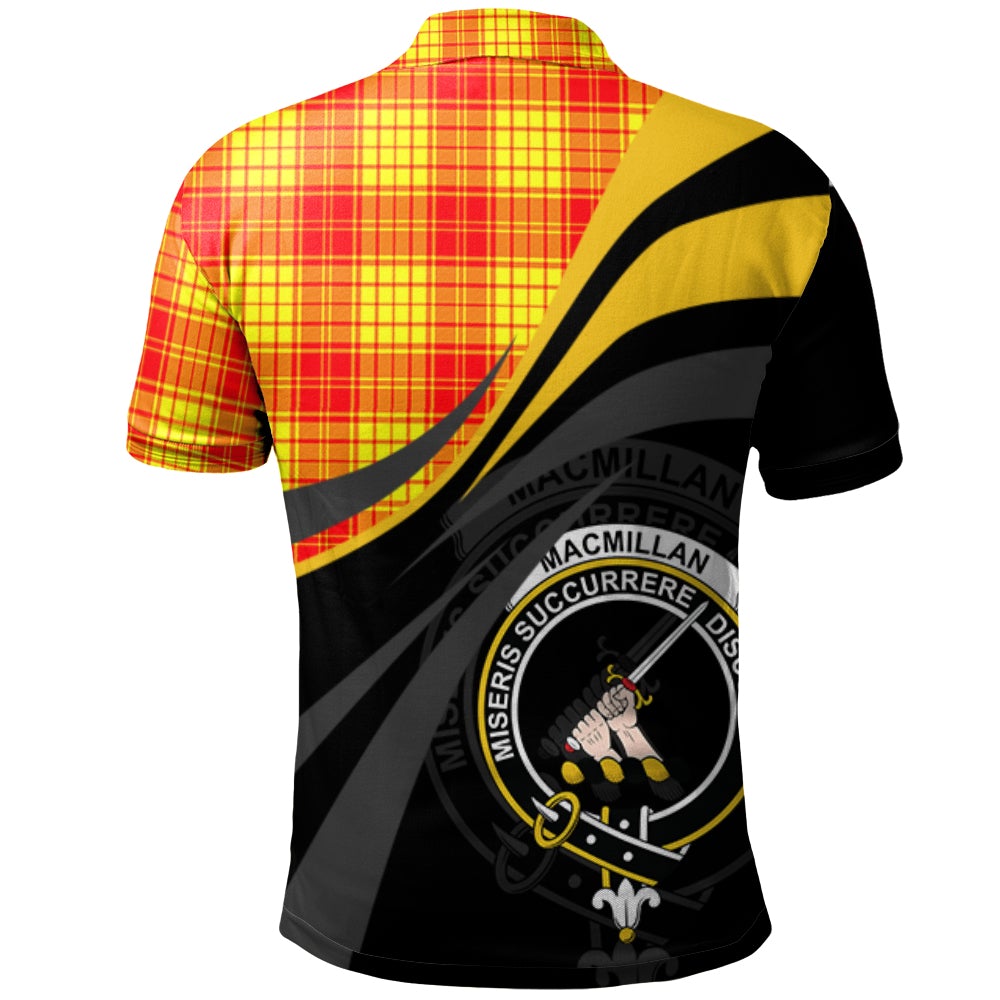 MacMillan 01 Tartan Polo Shirt - Royal Coat Of Arms Style