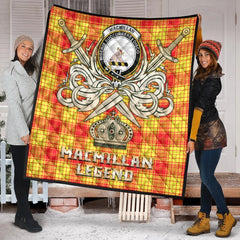 MacMillan Tartan Crest Legend Gold Royal Premium Quilt