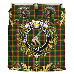MacMillan Ancient Tartan Crest Bedding Set - Golden Thistle Style