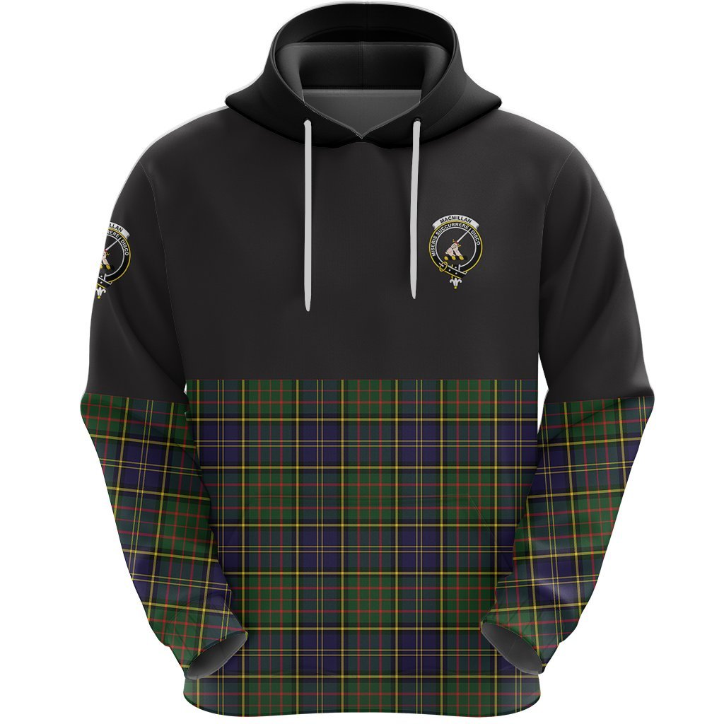 MacMillan Hunting Modern Clan Half Of Tartan Hoodie