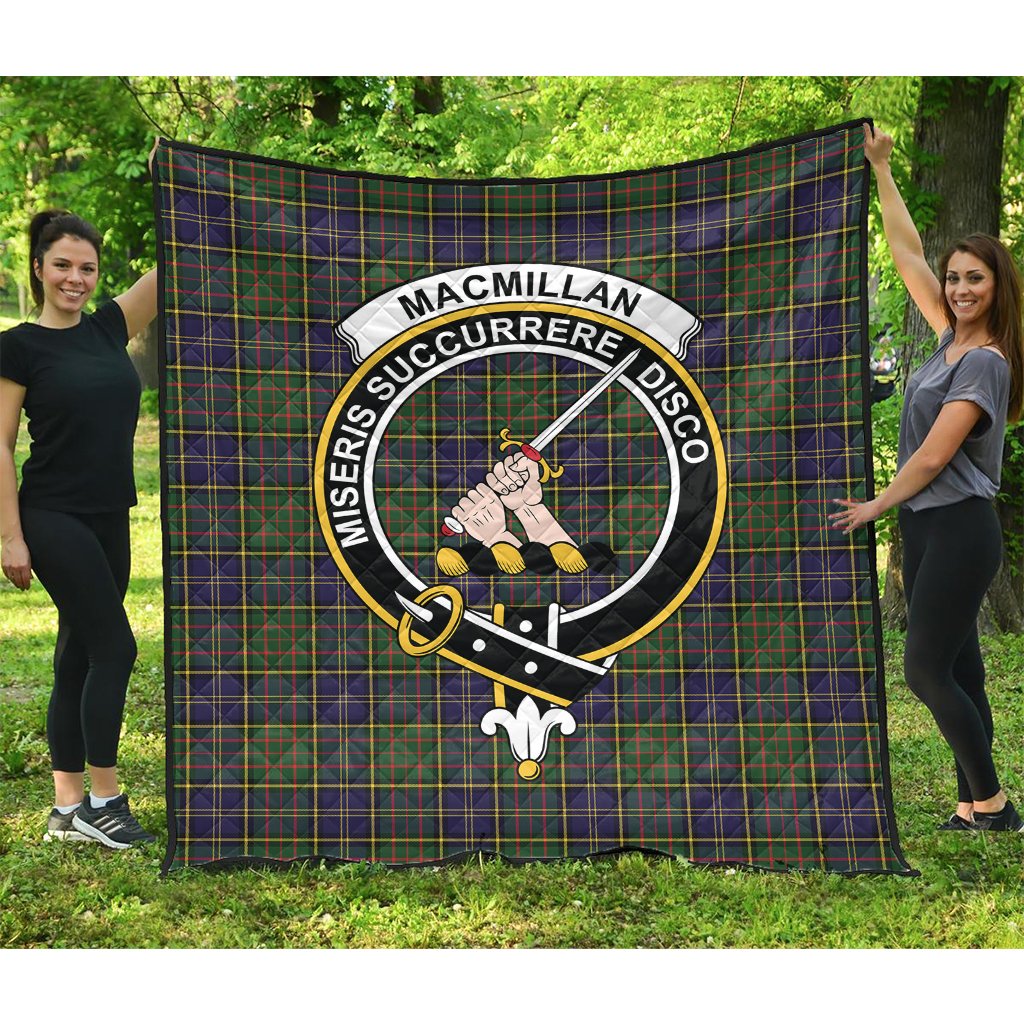 MacMillan Hunting Modern Tartan Crest Quilt
