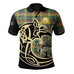 MacMillan Old Ancient Tartan Polo Shirt Viking Wolf