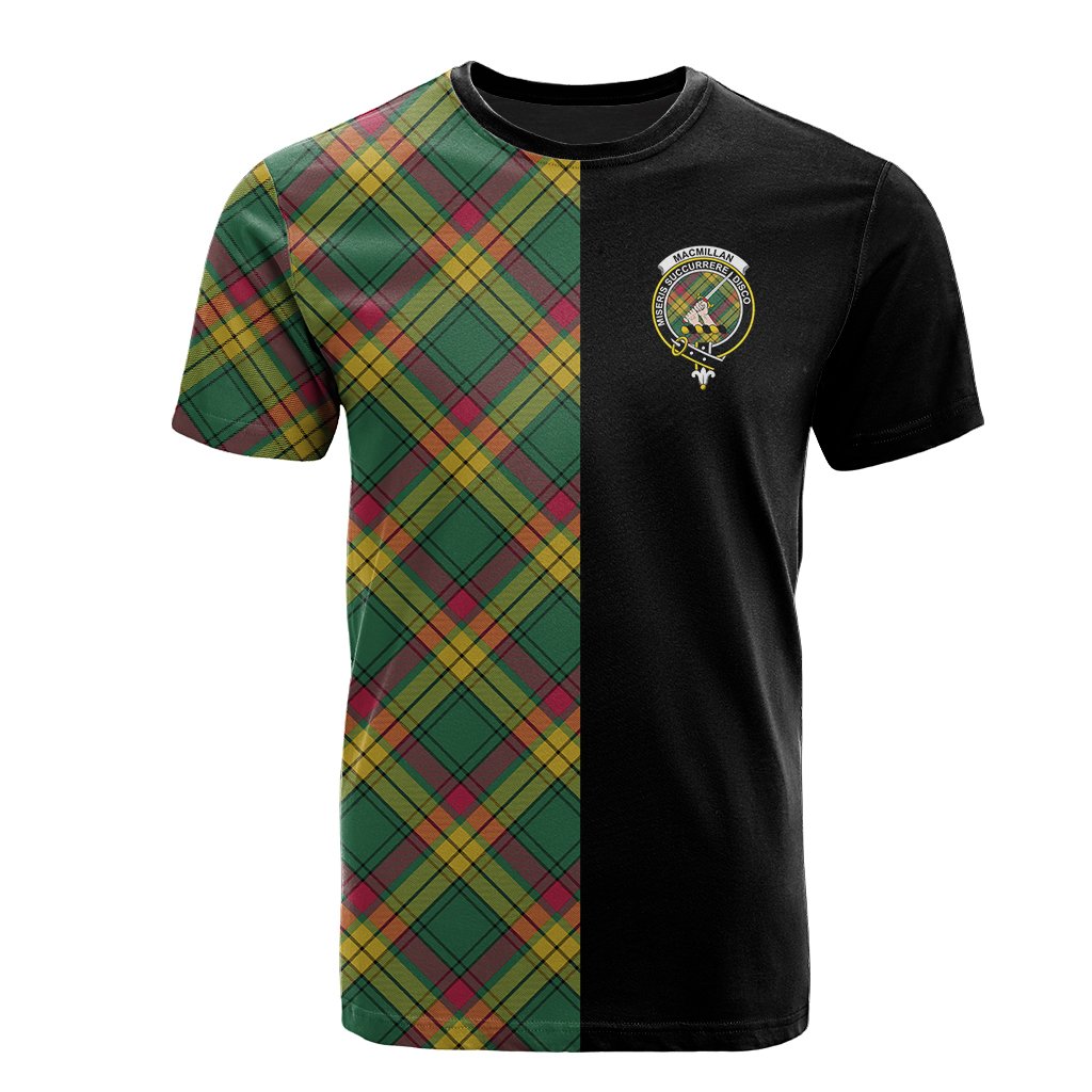 MacMillan Old Ancient Tartan T-Shirt Half of Me - Cross Style