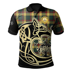 MacMillan Old Modern Tartan Polo Shirt Viking Wolf