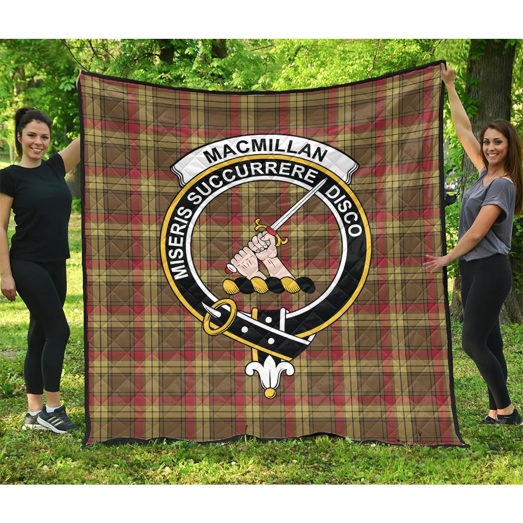 MacMillan Old Weathered Tartan Crest Quilt
