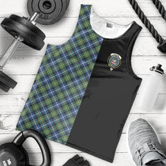 MacNeil of Barra Ancient Tartan Crest Men's Tank Top - Cross Style