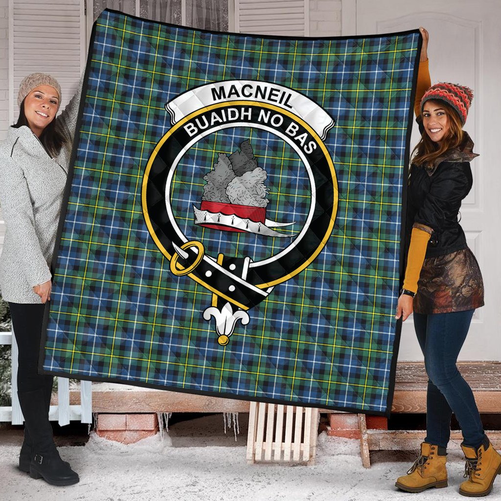 MacNeill of Barra Ancient Family Tartan Crest Quilt
