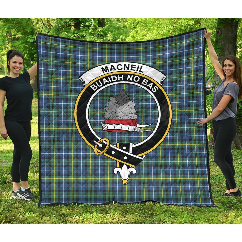 MacNeill of Barra Ancient Family Tartan Crest Quilt