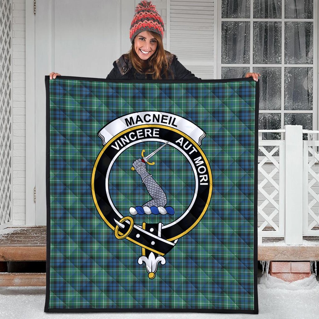 MacNeil of Colonsay Ancient Tartan Crest Quilt