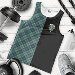 MacNeil of Colonsay Ancient Tartan Crest Men's Tank Top - Cross Style
