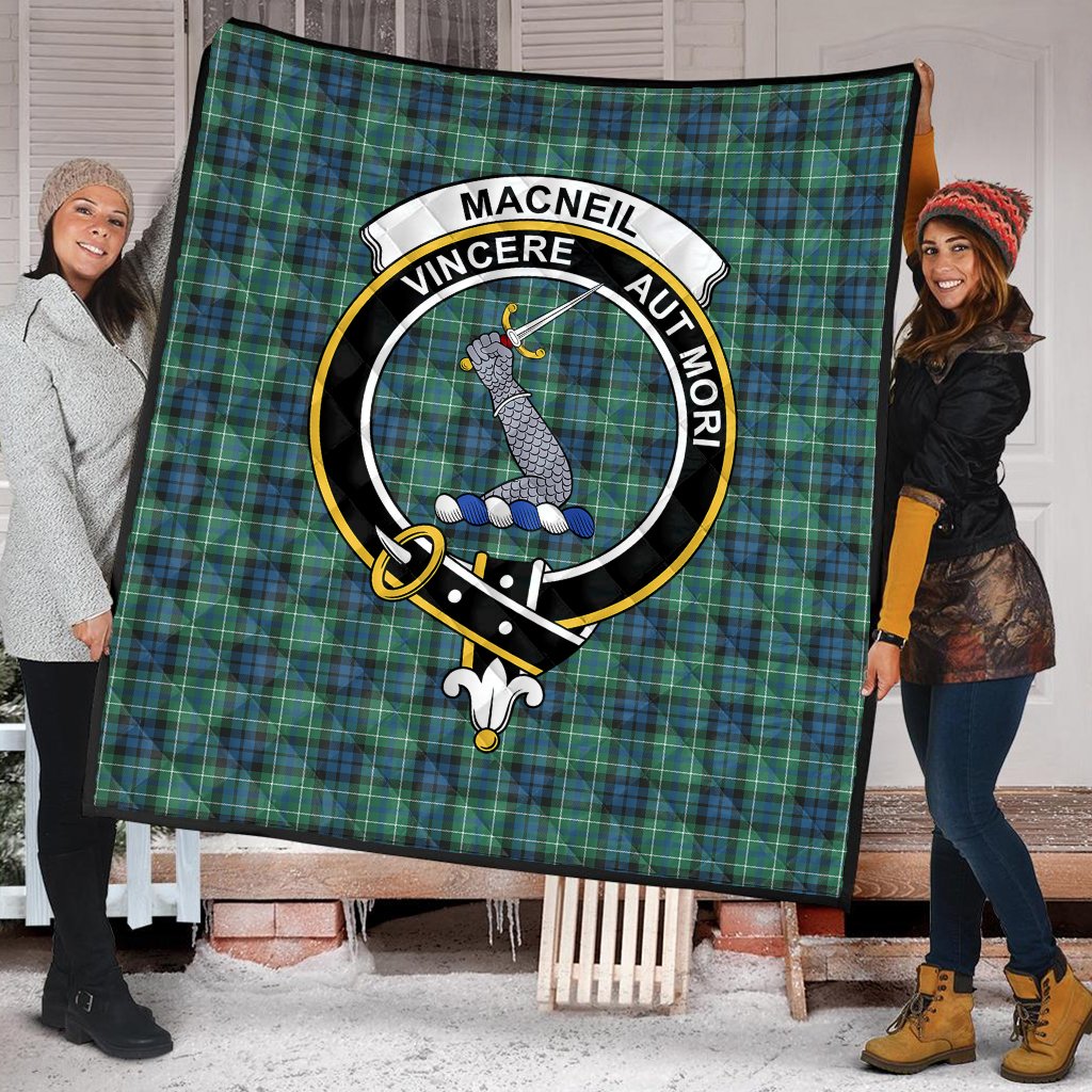 MacNeil of Colonsay Ancient Tartan Crest Quilt