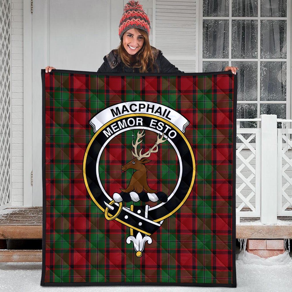 MacPhail Tartan Crest Quilt