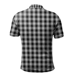 MacPhee Black and White Tartan Polo Shirt