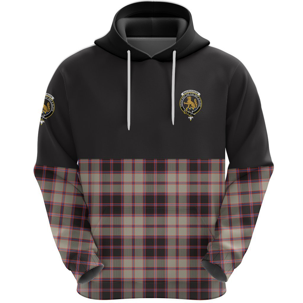 MacPherson Hunting Ancient Clan Half Of Tartan Hoodie