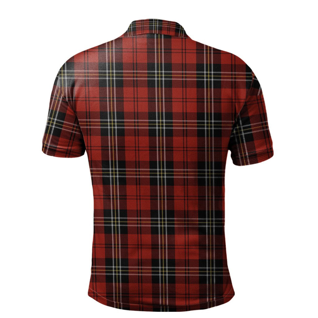 MacPherson Red Cluny Tartan Polo Shirt