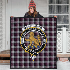 MacPherson of Pitmain Tartan Crest Quilt