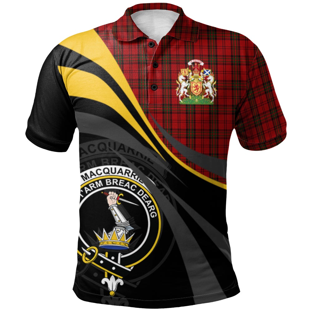 MacQuarrie 06 Tartan Polo Shirt - Royal Coat Of Arms Style