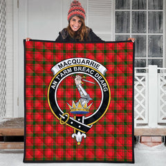 MacQuarrie Modern Tartan Crest Quilt