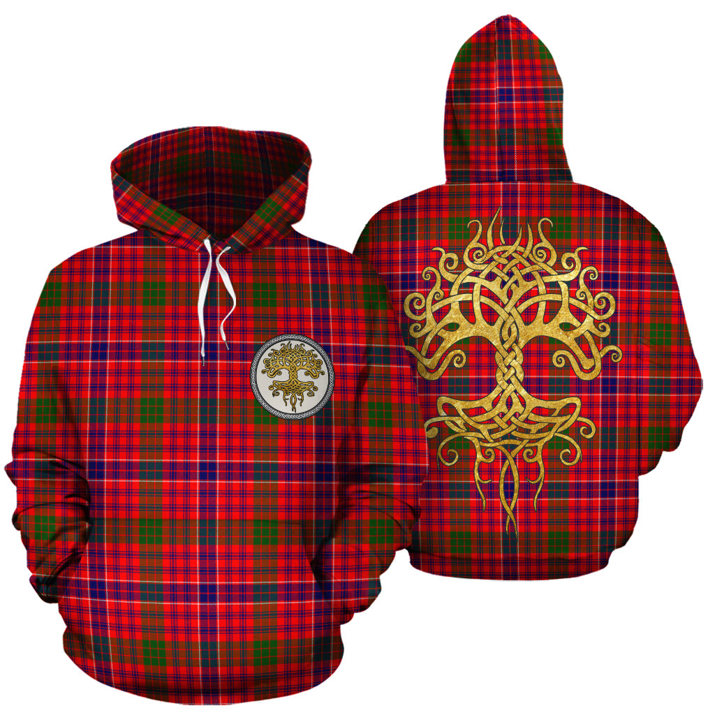 MacRae Modern Tartan Hoodie - Tree Of Life