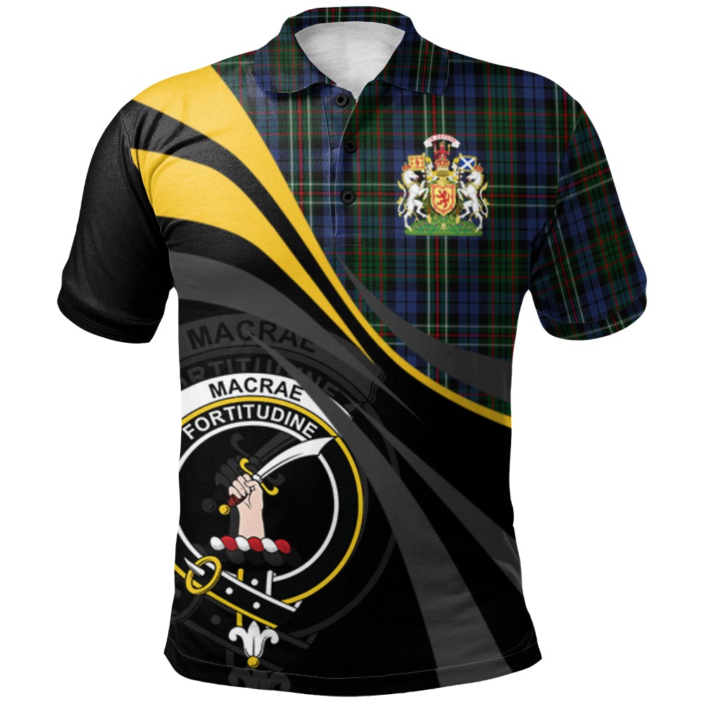 MacRae 2 Tartan Polo Shirt - Royal Coat Of Arms Style