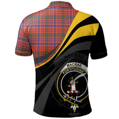 MacRae Ancient Tartan Polo Shirt - Royal Coat Of Arms Style