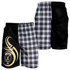 MacRae Dress Modern Tartan Crest Men's Short PM8