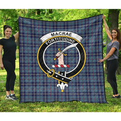 MacRaes of America Tartan Crest Quilt