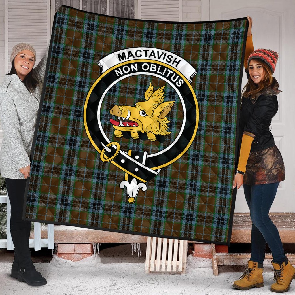 MacTavish Hunting Tartan Quilt