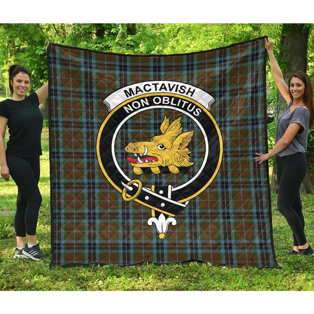 MacTavish Hunting Tartan Quilt