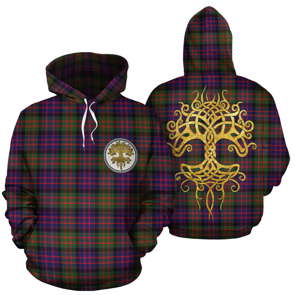 Macdonald Modern Tartan Hoodie - Tree Of Life