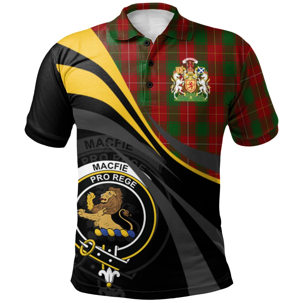 Macfie - MacPhie Tartan Polo Shirt - Royal Coat Of Arms Style